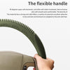 Non-slip Wear-resistant Fire Pattern Silicone Car Steering Wheel Cover, Size: 36-42cm(Gray)