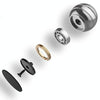 Fully Disassembled Rotating Tabletop Ball Decompression Gyroscope Tabletop Toy, Specification:Diameter 45mm(Gold)