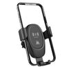 Car Wireless Charger Multifunctional Mobile Phone Wireless Charger Stand (Black)