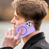 For iPhone 11 Pro MagSafe Frosted Translucent TPU + PC Full Coverage Phone Case(Dark Purple)
