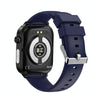 ET570 1.96 inch Color Screen Smart Watch Silicone Strap, Support Bluetooth Call / ECG(Blue)