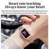 LOANIY HT2 1.28 Inch Heart Rate Detection Pedometer Smart Watch, Color: Gold Steel