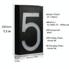 0.36W Solar Powered Wall Mount 6 LEDs Lighting Doorplate Lamp House Number Porch Lights with Solar Pannel(3)
