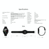 DT28 1.54inch IP68 Waterproof Silicone Strap Smartwatch Bluetooth 4.2, Support Incoming Call Reminder / Blood Pressure Monitoring / Watch Payment(Black Silver)