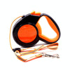 Retractable Dog Lead 3m Reflective Orange - For Dogs Under 10kg