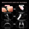 600pcs /Box Ultra Short False Nail Tips Extension Clear No Scratch Traceless Frosted Manicure Salon, Style: Shape 01