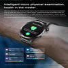 ET485 1.43 inch Color Screen Smart Watch Steel Strap, Support Bluetooth Call / ECG(Black)
