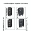 For Volkswagen Jetta Car Key Cover Multifunctional Keychain Anti-lost Number Plate(A)
