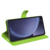 For Samsung Galaxy S25+ 5G Litchi Texture Horizontal Flip Leather Phone Case with Holder(Green)
