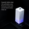EP502 Car Cigarette Lighter Activated Carbon Brush Negative Ion Air Purifier(White)
