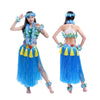 3 PCS Hawaiian Hula Party Show Dress Up Props, Size: 60cm(Double Layer Green)