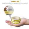 2.5cm x 5m  Golden Tile Gap Tape Waterproof PVC Self Adhesive Sticker(Silver)
