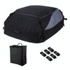 600D Oxford Cloth Car Luggage Bag Outdoor SUV Foldable Roof Bag, Size: S: 105  90  45cm(Black+Gray)