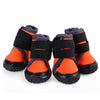 Dog Shoes, Non-Slip, Waterproof, Orange, Size 60 (6cm), Small/Medium/Large Dogs
