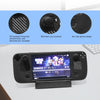 JYS JYS-SD011 For Steam Deck 7pcs/set Host Silicone Case With Joystick Cap+Touch Board Sticker Set(Black)