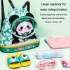 Childrens Cartoon Swimming Bag Wet and Dry Separate Waterproof Storage Bag Portable Beach Backpack, Style: Small Panda