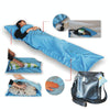 Ultralight Outdoor Sleeping Bag Pongee Portable Single Sleeping Bags 210x70(Blue)