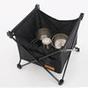 CLS Outdoor Folding Picnic Table Storage Hanging Bag Portable Invisible Pocket Storage Hanging Pocket,Style: Black Table + Small Pocket