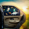 Automobile Sunshade Car Windows Sun Protection And Heat Insulation Magnetic Telescopic Side Curtains(Deep Sea Adventure Co-driver)