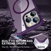 For iPhone 15 Pro MagSafe Magnetic Phone Case(Purple)