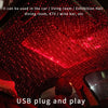 5V 0.1W IPX4 Car Rotating Star Lights Starry Sky Atmosphere Lamp (Red Light)