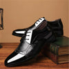 Fashion Men Leather Soft Business Casual Shoes, Size:48(Black)