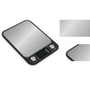 Small Kitchen Food Scale Stainless Steel Electronic Kitchen Scale 10kg/1g (Battery English Version Black)