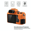 PULUZ Soft Silicone Protective Case for Sony ILCE-7MII / 7SMII / 7RMII(Orange)