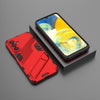 For Samsung Galaxy A26 5G Punk Armor 2 in 1 PC + TPU Shockproof Phone Case with Invisible Holder(Red)