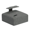 5x5x3.5cm Stud Holder Gray Jewelry Display Microfiber Jewelry Props Display Rack