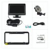 PZ620-W Car 4.3-inch Digital USA Frame Solar Wireless Reversing Image