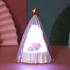 B82880 Room Decoration Atmosphere Night Light Bedside Lamp Ornaments, Colour: Purple Wind Vhimes