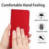 For Samsung Galaxy A56 5G Rhombic Grid Texture Leather Phone Case(Red)