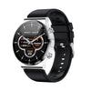 ME88 1.32 Inch Heart Rate Sleep Monitoring Smart Watch(Silver Silicone)