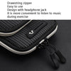 2 PCS Running Mobile Phone Arm Bag Sports Wrist Bag Universal For Mobile Phones Within 6 Inche, Colour: Black Doll