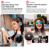 T86 Woman Health 1.27 inch Smart Watch, BT Call / Physiological Cycle / Heart Rate / Blood Pressure / Blood Glucose / SOS(Rose Gold Pink Leather)