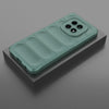 For Realme V60 5G Magic Shield TPU + Flannel Phone Case(Dark Green)