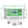 50A 12V PWM Solar Cell Panel Charger Controller Lithium-ion Lead-acid Battery Solar Controller