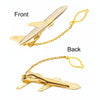 Men Business Formal Wedding Tie Clips, Color: Gold Ship