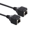 RJ45 Female to Female Ethernet LAN Network Extension Cable Cord, Cable Length: 30cm