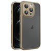 For iPhone 12 Pro Hardware Side Cooling Skin Feel Frosted Phone Case with Lens Film(Gold)