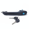 Car Front Door handle 6N0837207C, 66N0837207D + 2 Keys for Volkswagen Polo