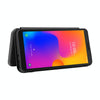For Alcatel 1B 2022 Carbon Fiber Texture Flip Leather Phone Case(Black)