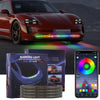 Car Phantom Daytime Running Lights LED Streamer Warning Turning Lights, Length: AR12-120cm APP+RF Model