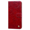For Xiaomi Poco C40 Oil Wax Texture Leather Phone Case(Red)