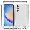 For Samsung Galaxy A35 5G Shockproof Clear Gradient PC + TPU Phone Case(Transparent)