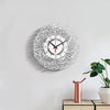 TM027 Home Decoration Acrylic Wall Clock(Indian Silver)