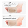 Elastic Bandage Bow Socks Flat Foot Sports Non-Slip SEBS Arch Orthotic Pad Breathable Hole Foot Heart Pad, Size: Free Size(Breathable Khaki)