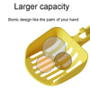 Large Hole Cat Litter Scoop - Long Handle, Hangable (Blue)