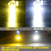 2 PCS V6 9005 DC9-36V 30W 3000LM IP65 Car LED Double Color Fog Light with 30LEDs SMD-2525 Lamp